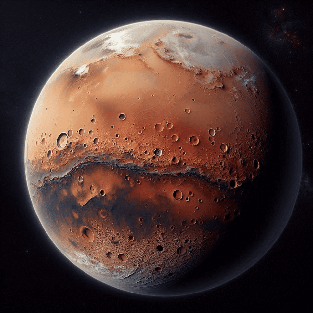 A picture of Mars planet